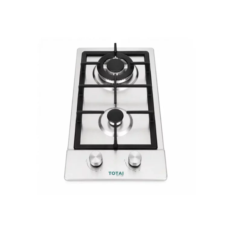 Totai - 2 Burner Gas Hob Stainless Steel - 03/TS2BNRSS