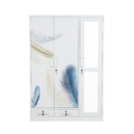 3 Door Metal Wardrobe - Available in 3 Designs (2)