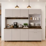 Ingrid Kitchen Scheme - Cappuccino + White