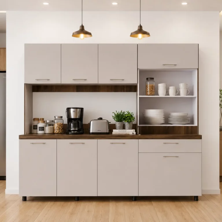 Ingrid Kitchen Scheme - Cappuccino + White