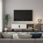 Modern TV Stand - Available in 2 colours - Image 9