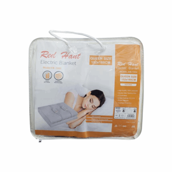 Red Hant - Tie Down Queen Electric Blanket - EB1003