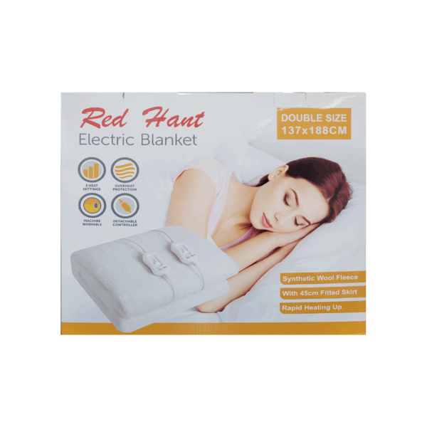 Red Hant - Fitted Double Electric Blanket - EB1012