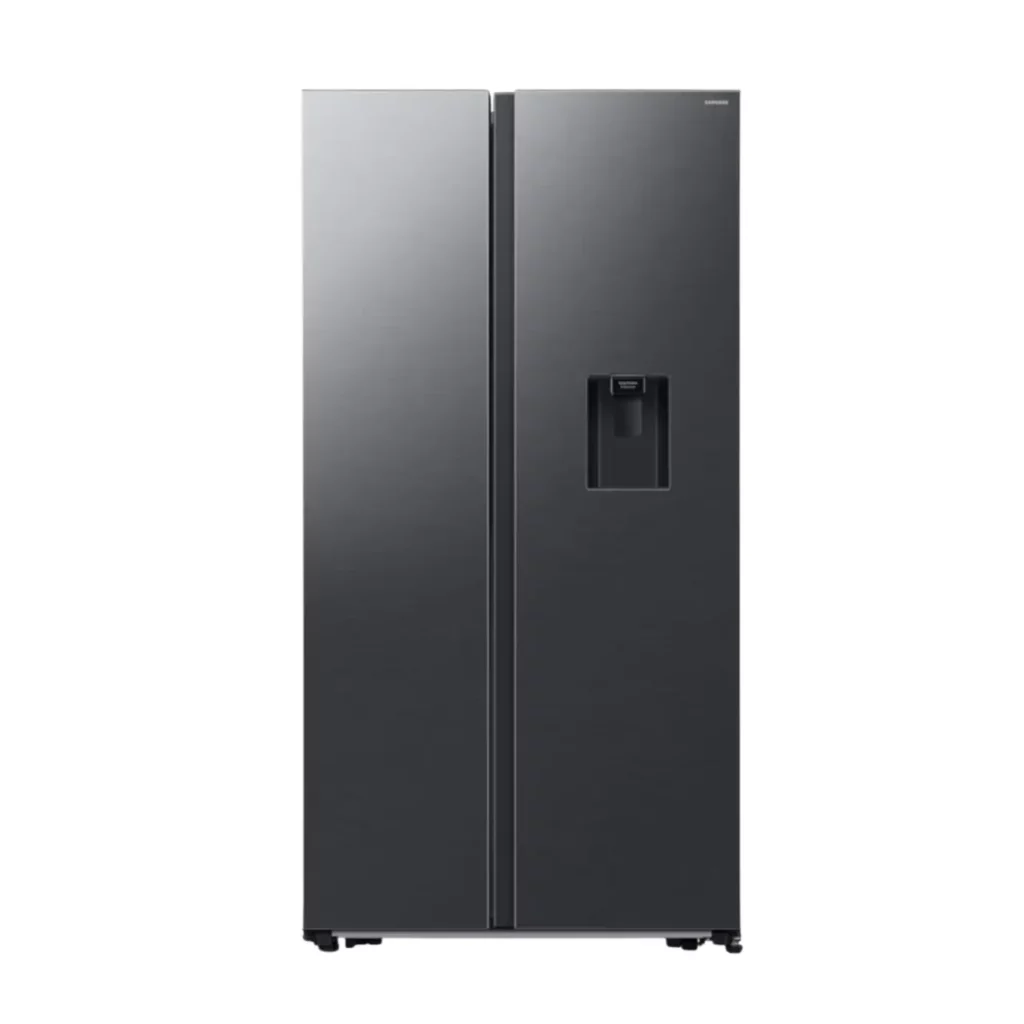Samsung - 560L Side-by-Side Fridge with Dispenser Matt Black - RS57DG4100B4FA