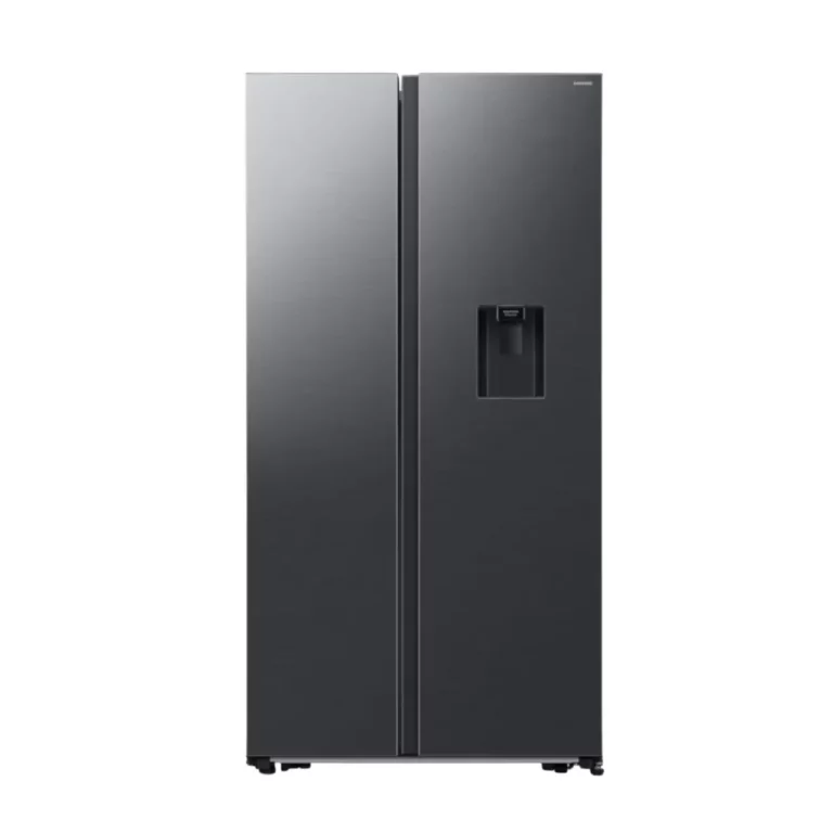 Samsung - 560L Side-by-Side Fridge with Dispenser Matt Black - RS57DG4100B4FA