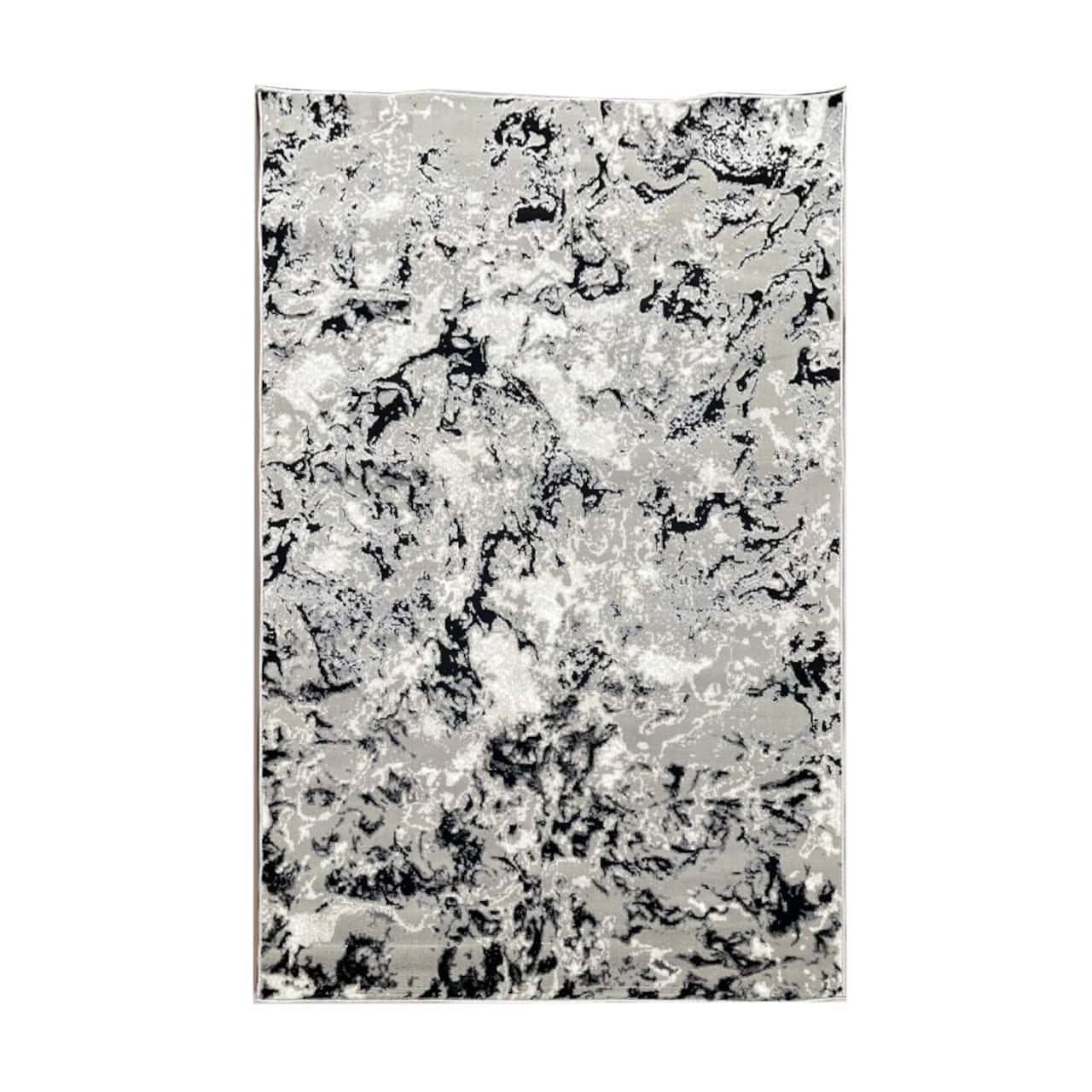 Ankara 0916 Grey Ankara Area Rug - Grey - 0916C - Image 1