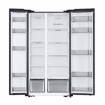 Samsung - Side by side Fridge Gentle Black Matt - RS57DG4000B4FA - Image 5