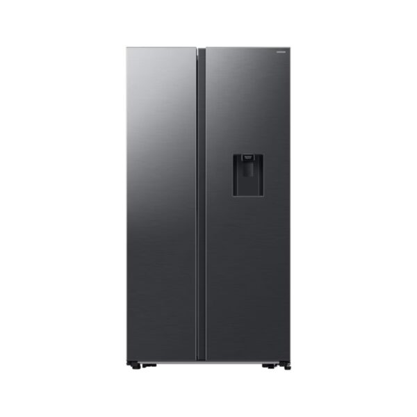 Samsung - 560L Side-by-Side Fridge with Dispenser Matt Black - RS57DG4100B4FA