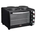 Univa - 30L Mini Oven with Plate Black