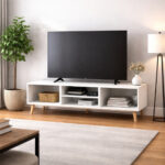 Sleek Modern Design TV Stand - Available in 2 colours - MWPLS456 - Image 2
