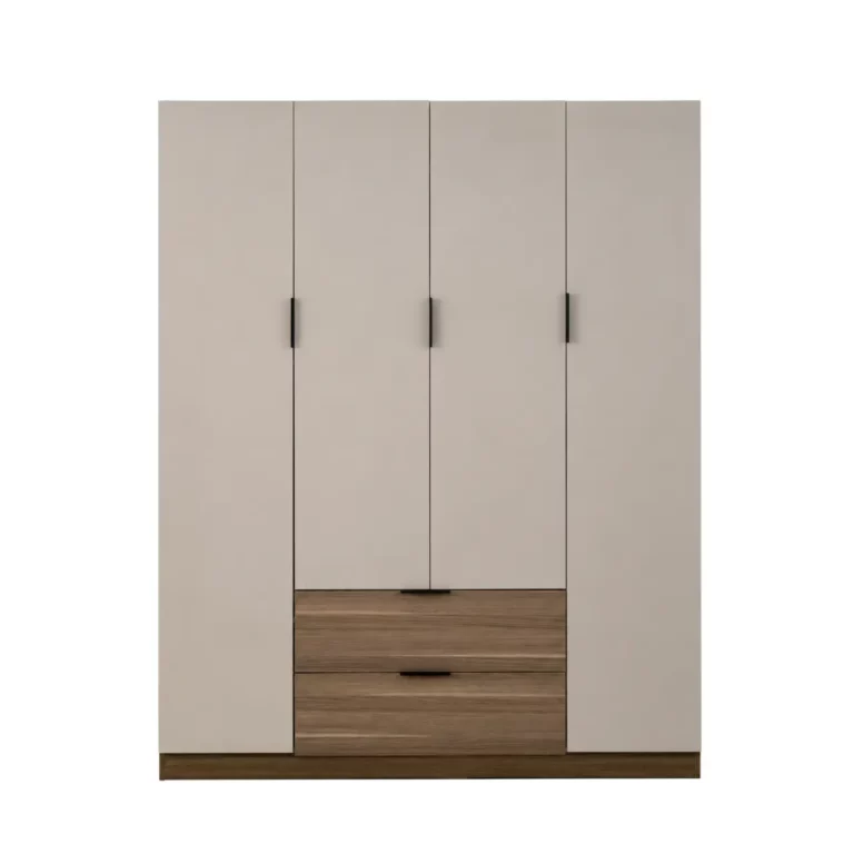 Modern 4 Door Wardrobe – Two Colour Options