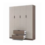 Modern 4 Door Wardrobe – Two Colour Options