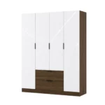 Modern 4 Door Wardrobe – Two Colour Options