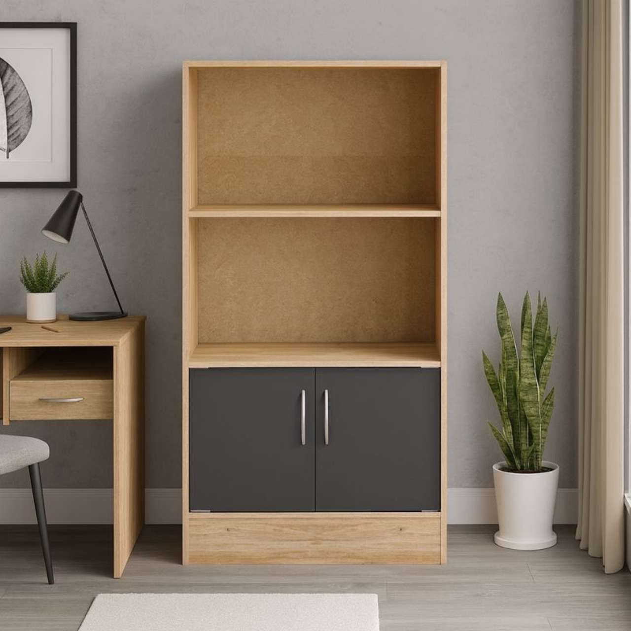 Bookshelf with 2 Drawers – MW1260