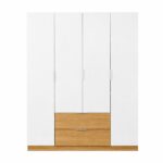 Modern 4 Door Wardrobe – Two Colour Options - Image 9