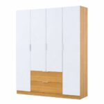 Modern 4 Door Wardrobe – Two Colour Options - Image 11