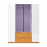 Modern 4 Door Wardrobe – Two Colour Options - Image 14
