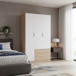 Modern 3 Door Wardrobe – Two Colour Options - Image 9