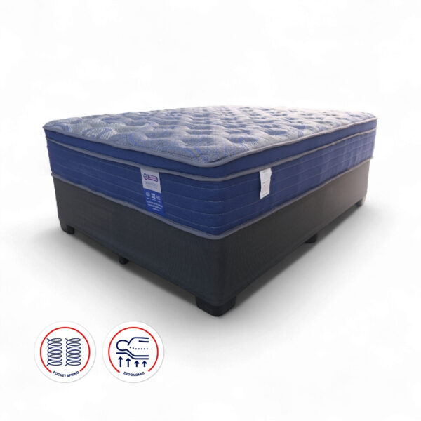 Serengeti Mattress And Base Set Blue