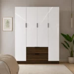 Modern 4 Door Wardrobe – Two Colour Options