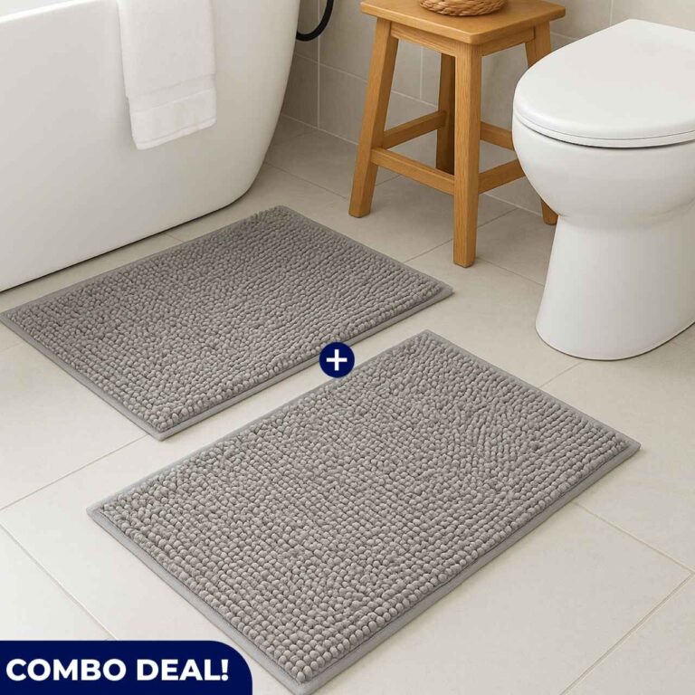 2-Piece Bathroom Mat Set
