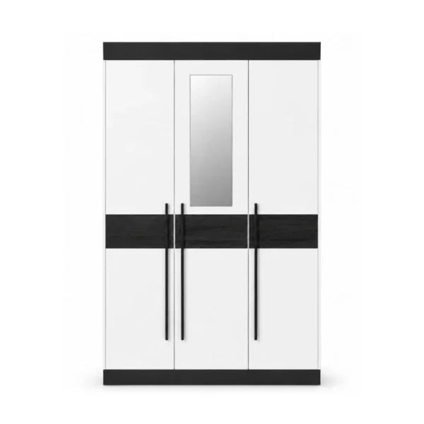 Modern 3 Door Wardrobe Storage Unit, MW761