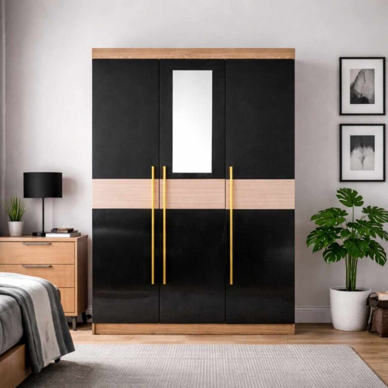 3 Door Modern Wardrobe