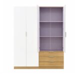 Elegant 4-Door Wardrobe - MW984 - Available in 2 colors - Image 9