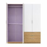 Elegant 4-Door Wardrobe - MW984 - Available in 2 colors - Image 10