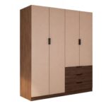 Elegant 4-Door Wardrobe - MW984 - Available in 2 colors - Image 2