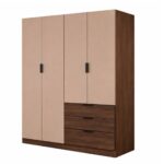 Elegant 4-Door Wardrobe - MW984 - Available in 2 colors - Image 3