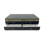 Modern Black & Gold 4-Drawer Coffee Table – MWCT958 - Image 4