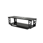 Modern Black Glass TV Stand - MWTV243 - Image 3