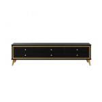 Modern Black & Gold TV Stand – MWTV958