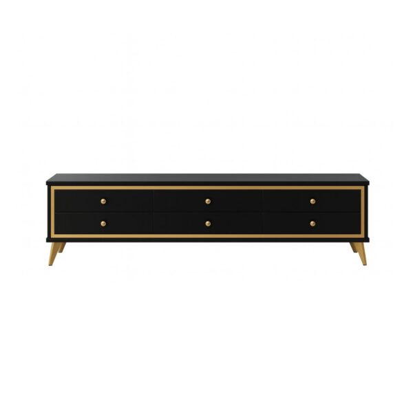 Modern Black & Gold TV Stand – MWTV958