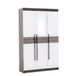 3 Door Modern Wardrobe - Image 11