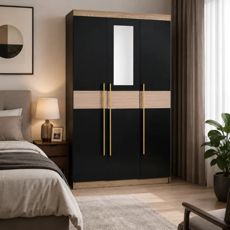 3 Door Modern Wardrobe
