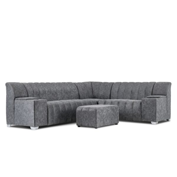 Roma Corner Lounge Suite with Ottoman - ROMACNR