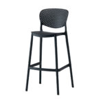 Modern Perforated Plastic Bar Chair - MWBC65 - Image 3