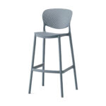 Modern Perforated Plastic Bar Chair - MWBC65 - Image 4