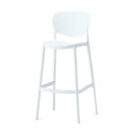 Modern Perforated Plastic Bar Chair - MWBC65