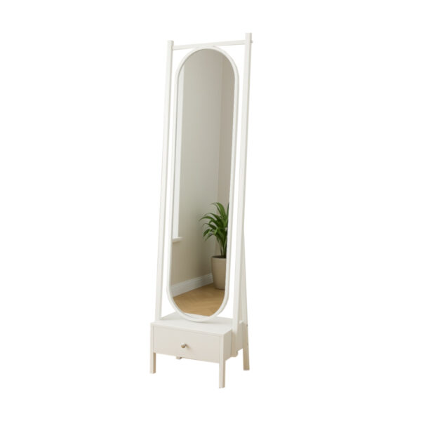 Standing Mirror with Drawer - MWCV3