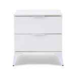 Modern White 2 Drawer Chest - MW352