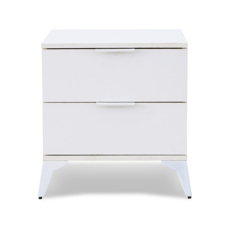 Modern White 2 Drawer Chest - MW352