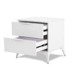 Modern White 2 Drawer Chest - MW352