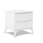 Modern White 2 Drawer Chest - MW352