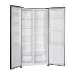 Univa 442L Side By Side Fridge Metallic, UFF2570M