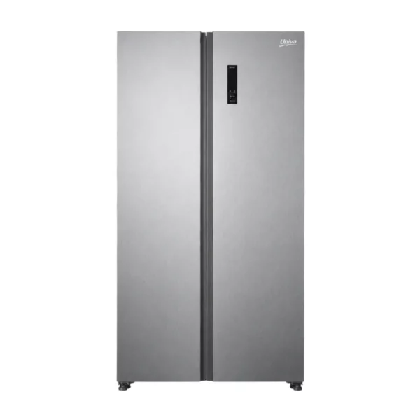 Univa 442L Side By Side Fridge Metallic, UFF2570M