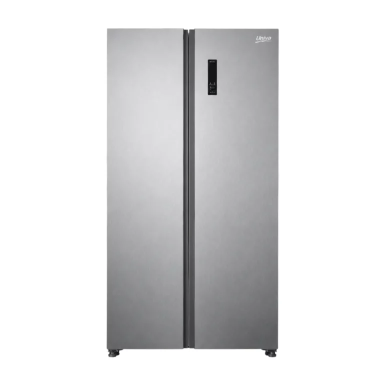 Univa 442L Side By Side Fridge Metallic, UFF2570M