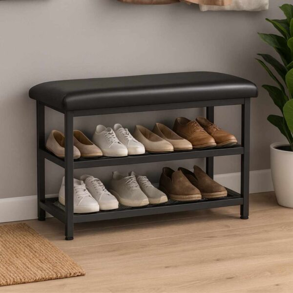 Padded Shoe Bench - MWS65
